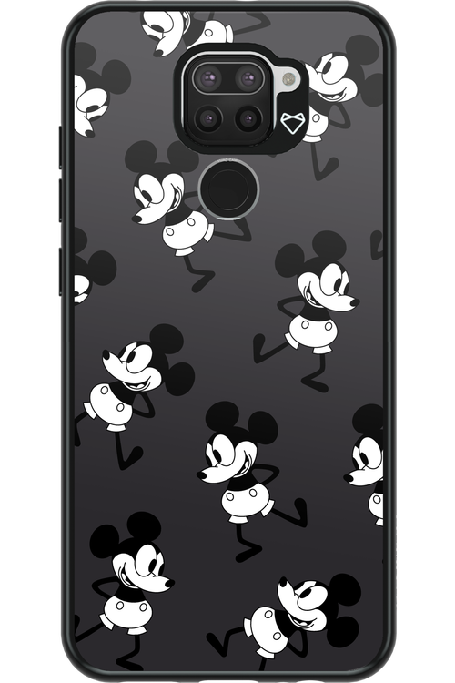 Iconic Mouse (antracite pattern) - Xiaomi Redmi Note 9