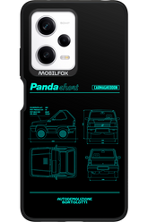 Panda Car Blue - Xiaomi Redmi Note 12 Pro 5G