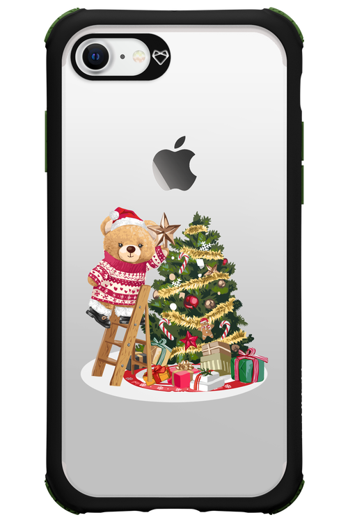Christmas Bear (Transparent) - Apple iPhone 7