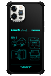 Panda Car Blue - Apple iPhone 12 Pro Max