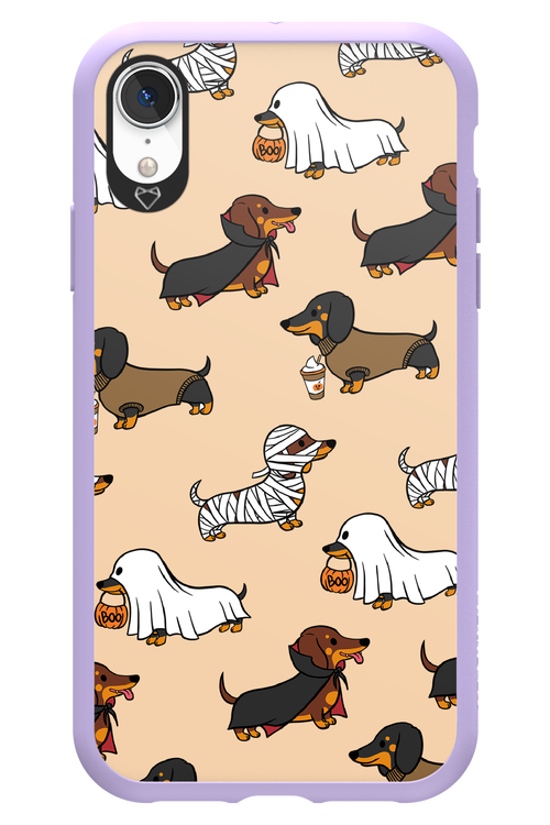 Scary Dachshund - Apple iPhone XR