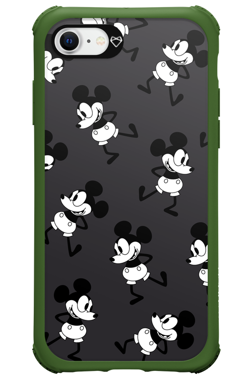 Iconic Mouse (antracite pattern) - Apple iPhone SE 2022