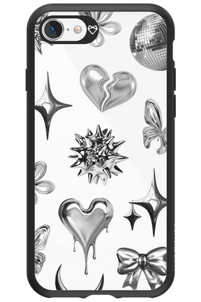Silver Zone Transparent - Apple iPhone SE 2020