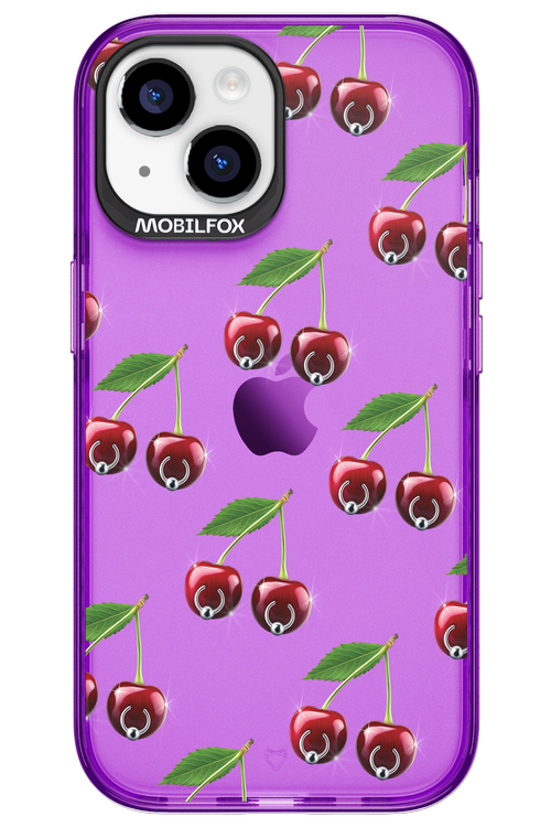 Spicy Cherries Transparent - Apple iPhone 15