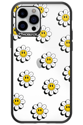 Smiley Flowers Transparent - Apple iPhone 12 Pro