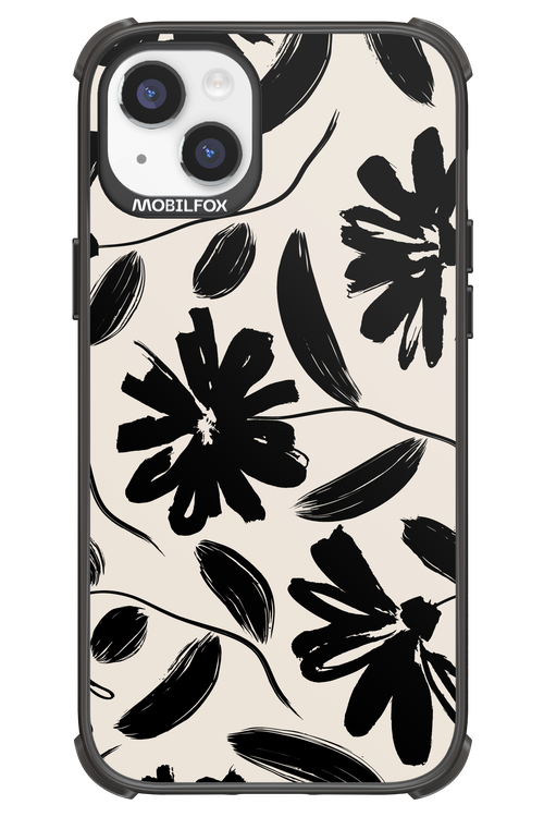 Monochrome Flowerss 2.0 - Apple iPhone 14 Plus