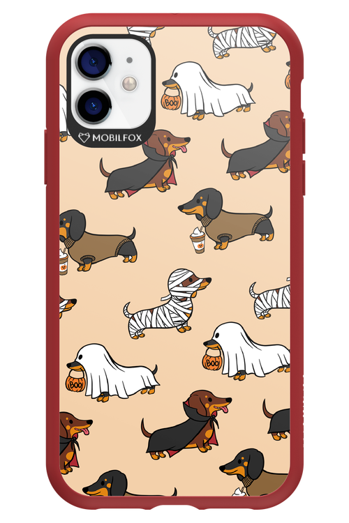 Scary Dachshund - Apple iPhone 11
