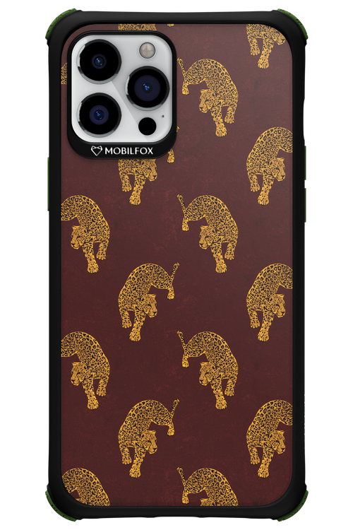 Burgundy Leopard Pattern - Apple iPhone 12 Pro Max