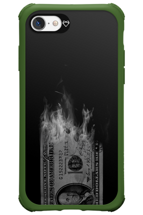 Money Burn B&W - Apple iPhone 7