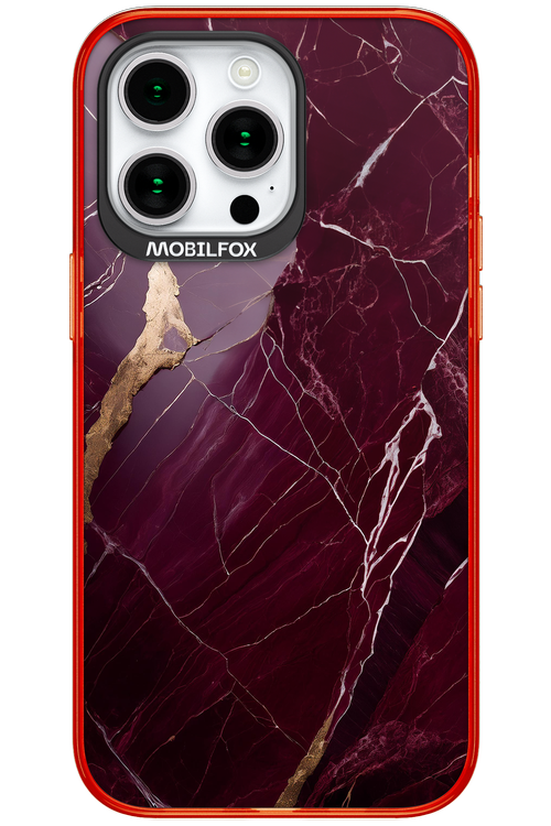 Burgundy Marble 2.0 - Apple iPhone 15 Pro Max