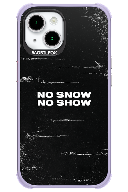 No snow, no show - Apple iPhone 15