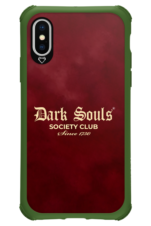 Dark Souls (Burgundy) - Apple iPhone XS
