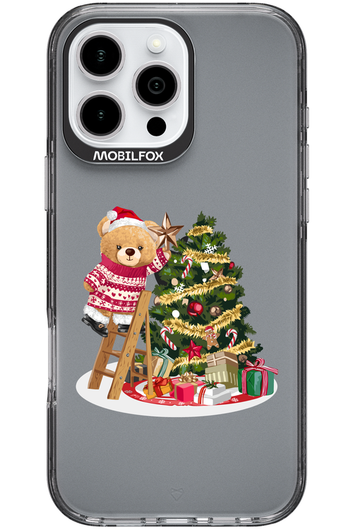 Christmas Bear (Transparent) - Apple iPhone 16 Pro Max