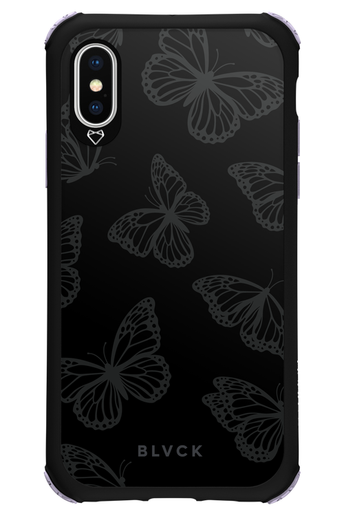 Black Butterflies - Apple iPhone XS