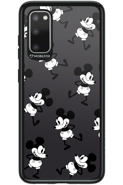 Iconic Mouse (antracite pattern) - Samsung Galaxy S20