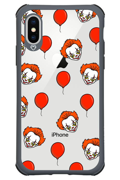 Mystery Clown (Transparent) - Apple iPhone XS