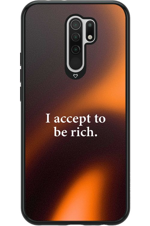 I accept to be rich - Xiaomi Redmi 9