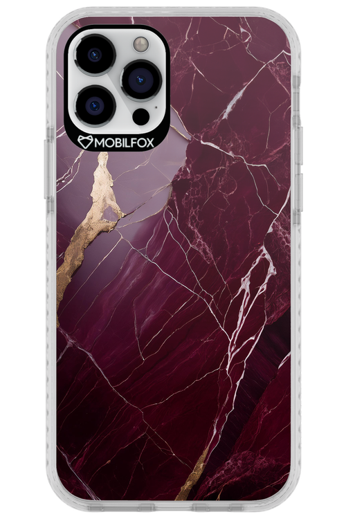 Burgundy Marble 2.0 - Apple iPhone 12 Pro