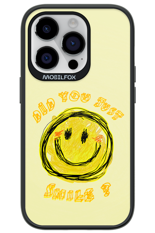 Crayon Smiley - Apple iPhone 14 Pro