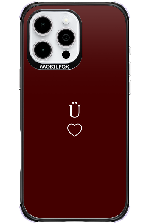 U Burgundia II 2.0 - Apple iPhone 16 Pro Max