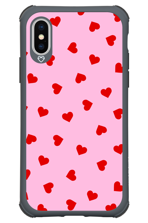 Sprinkle Heart Pink - Apple iPhone XS