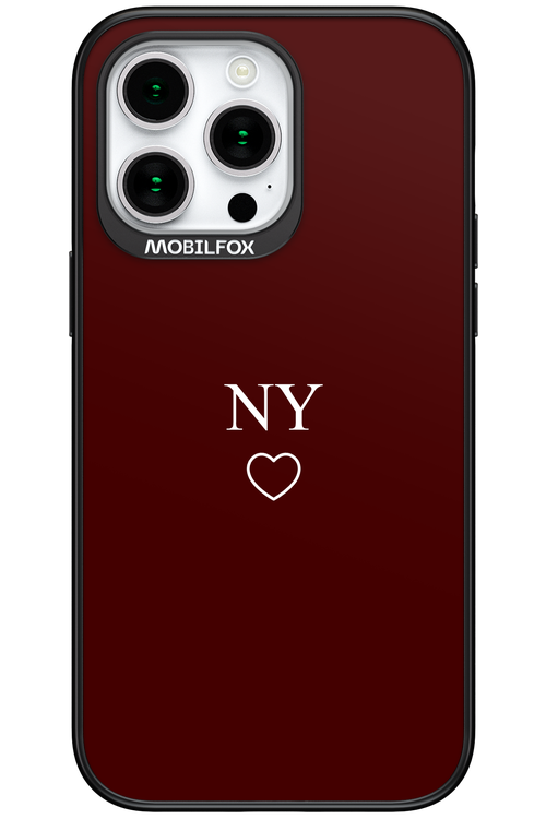 NY Burgundia 2.0 - Apple iPhone 15 Pro Max