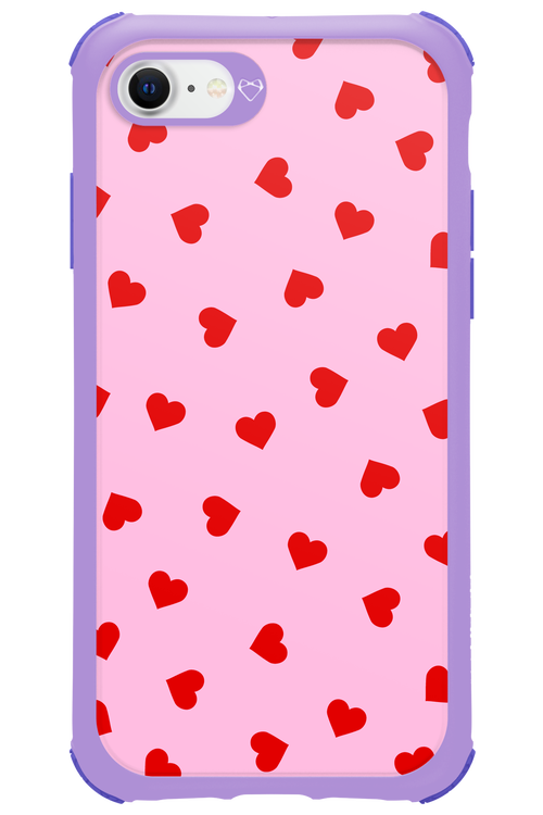 Sprinkle Heart Pink - Apple iPhone SE 2020