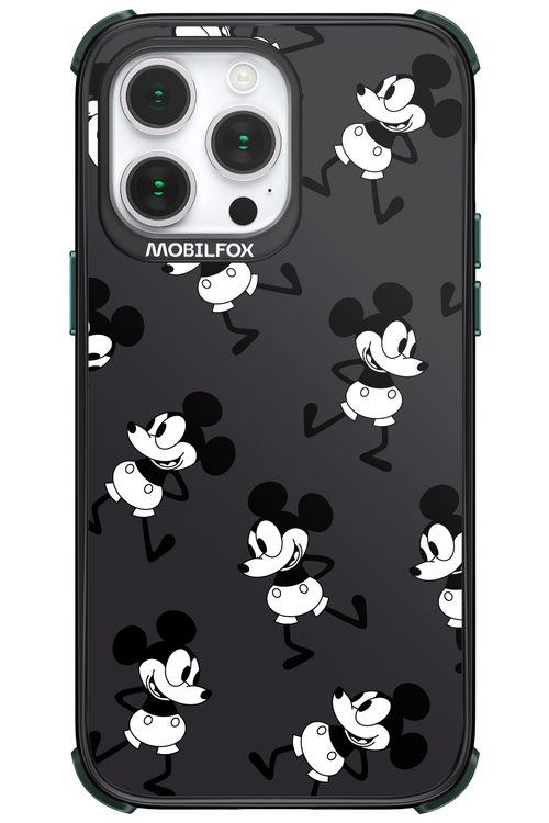 Iconic Mouse (antracite pattern) - Apple iPhone 14 Pro Max