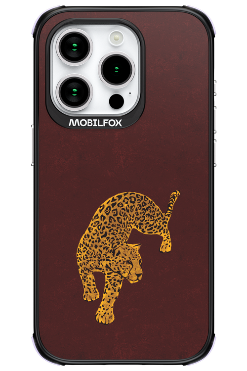 Burgundy Leopard - Apple iPhone 15 Pro