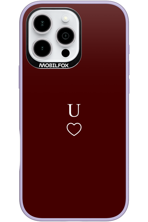 U Burgundia 2.0 - Apple iPhone 16 Pro Max