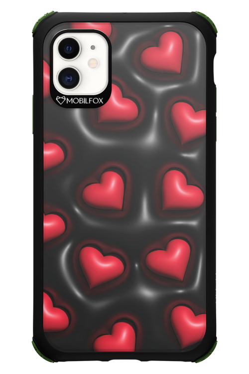 Hearts in love - Apple iPhone 11