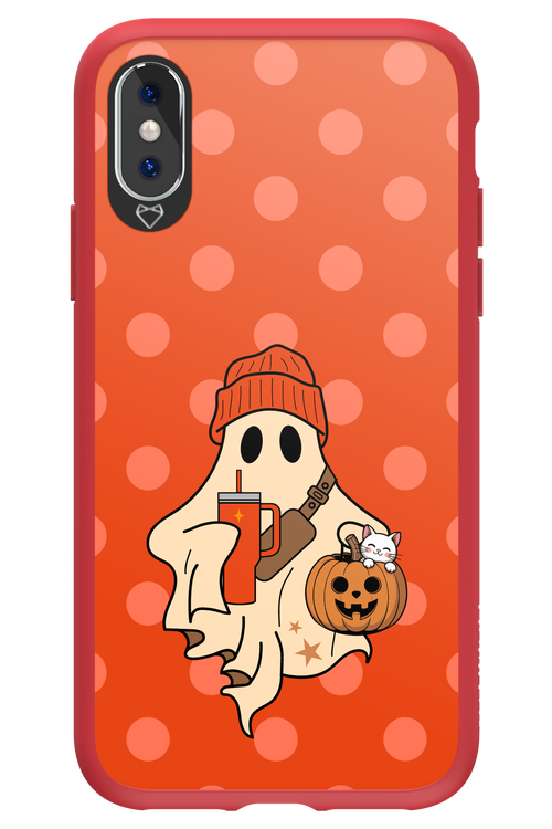 Ghost Girl (Orange) - Apple iPhone XS