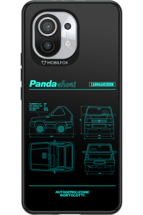 Panda Car Blue - Xiaomi Mi 11 5G