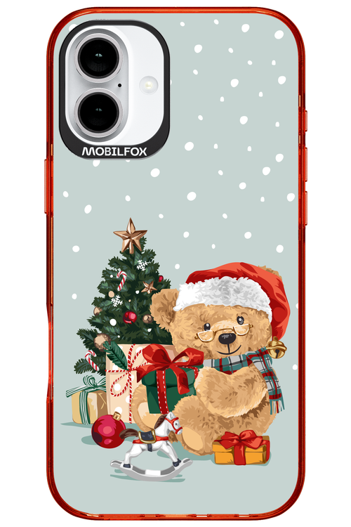 Merry Christmas Bear - Apple iPhone 16 Plus