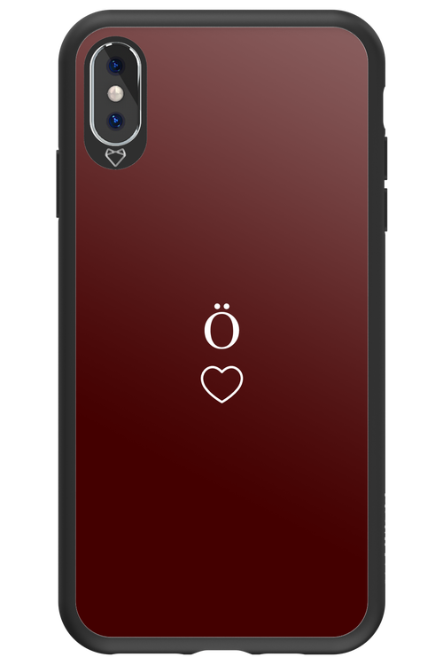 O Burgundia II 2.0 - Apple iPhone XS Max