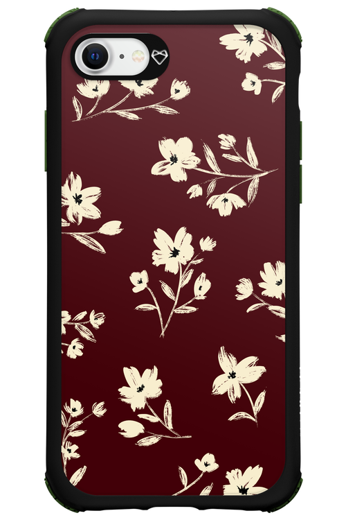 Bloom of Burgundy - Apple iPhone 8