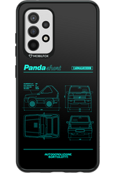 Panda Car Blue - Samsung Galaxy A52 / A52 5G / A52s