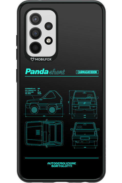 Panda Car Blue - Samsung Galaxy A52 / A52 5G / A52s