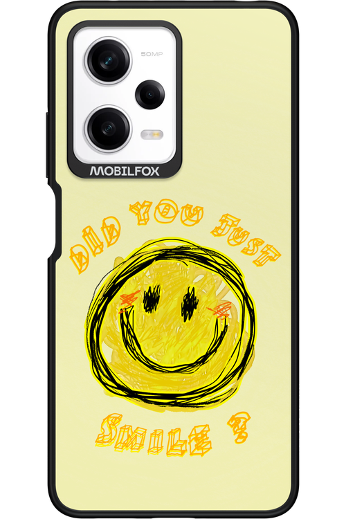 Crayon Smiley - Xiaomi Redmi Note 12 Pro 5G