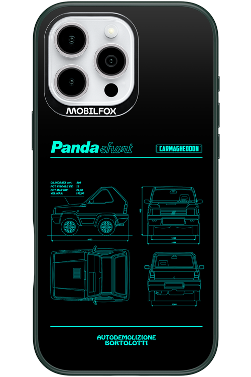 Panda Car Blue - Apple iPhone 16 Pro Max