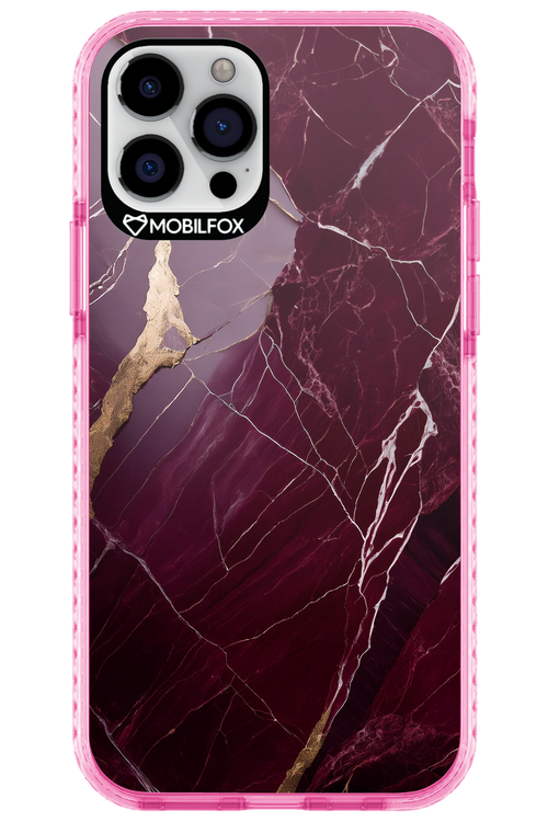Burgundy Marble 2.0 - Apple iPhone 12 Pro