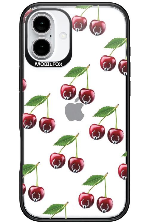 Spicy Cherries Transparent - Apple iPhone 16 Plus