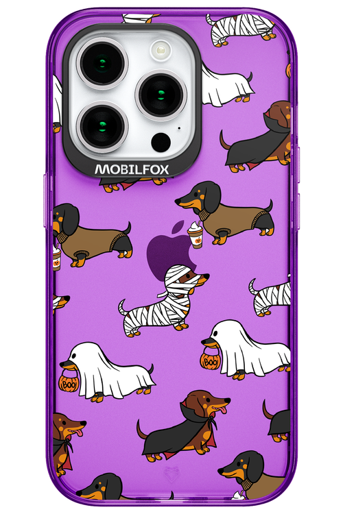 Scary Dachshund (Transparent) - Apple iPhone 15 Pro