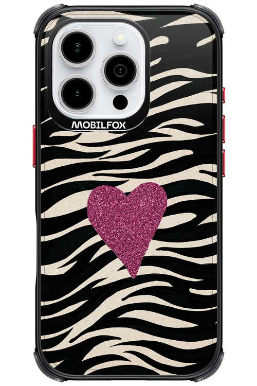 Zebra Heart 2.0 - Apple iPhone 16 Pro