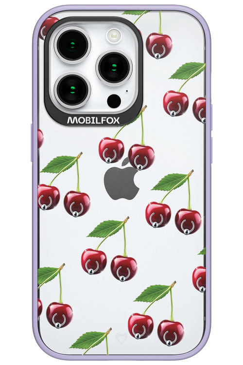 Spicy Cherries Transparent - Apple iPhone 15 Pro