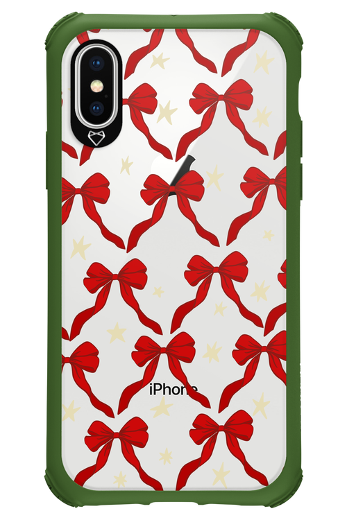 Bow & Stars (Transparent) - Apple iPhone X