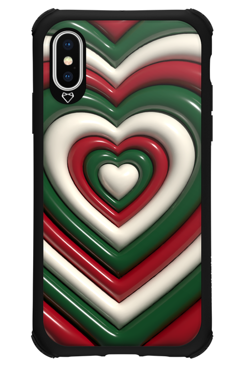 XMAS Hearts - Apple iPhone XS