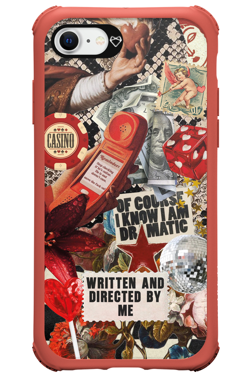 RED VINTAGE - Apple iPhone 8