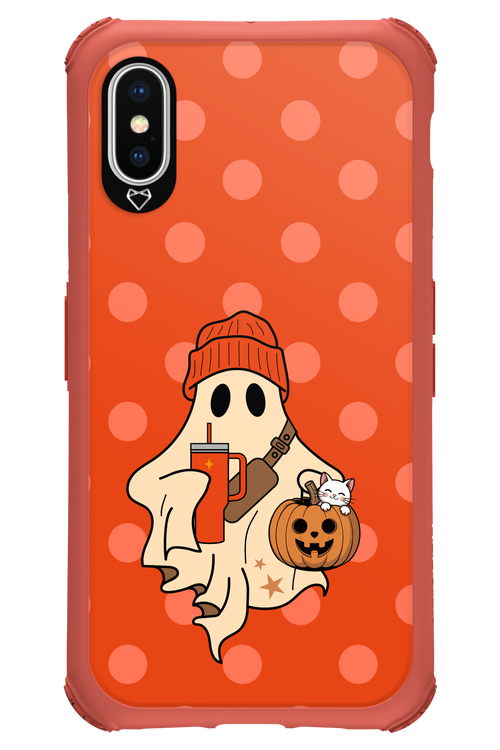 Ghost Girl (Orange) - Apple iPhone XS