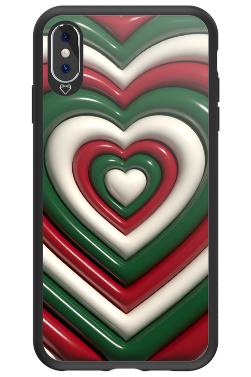 XMAS Hearts - Apple iPhone XS Max